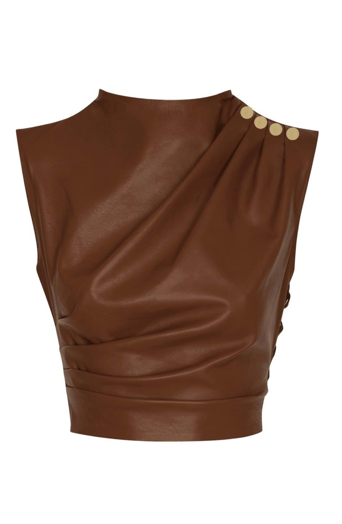 Mocha iris top