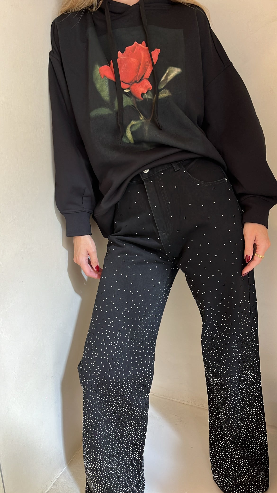 Rhinestone jeans