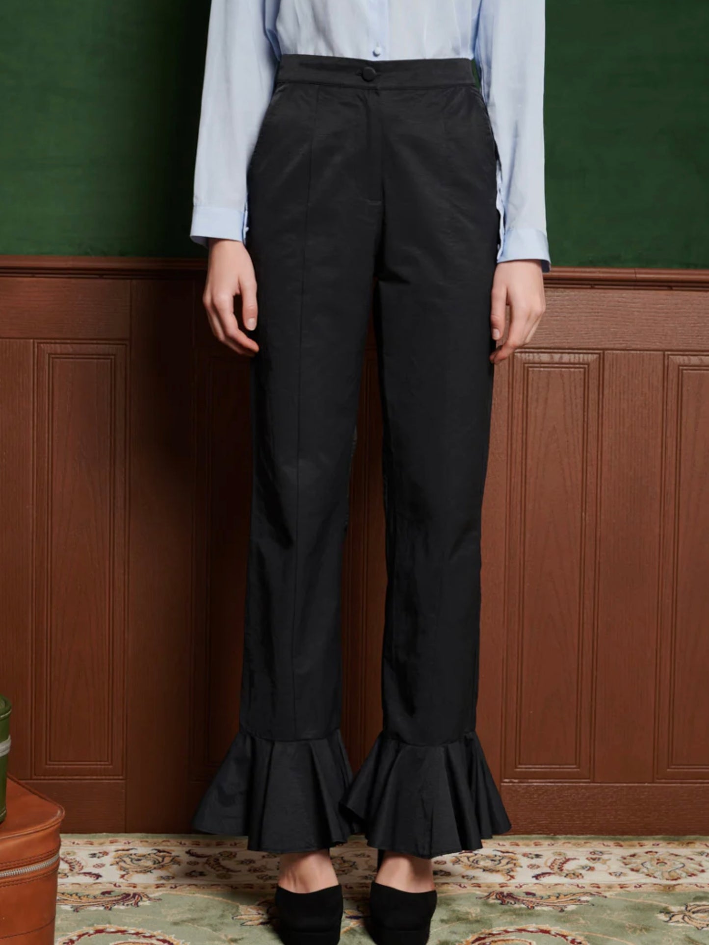 Wilhelm ruffle trousers
