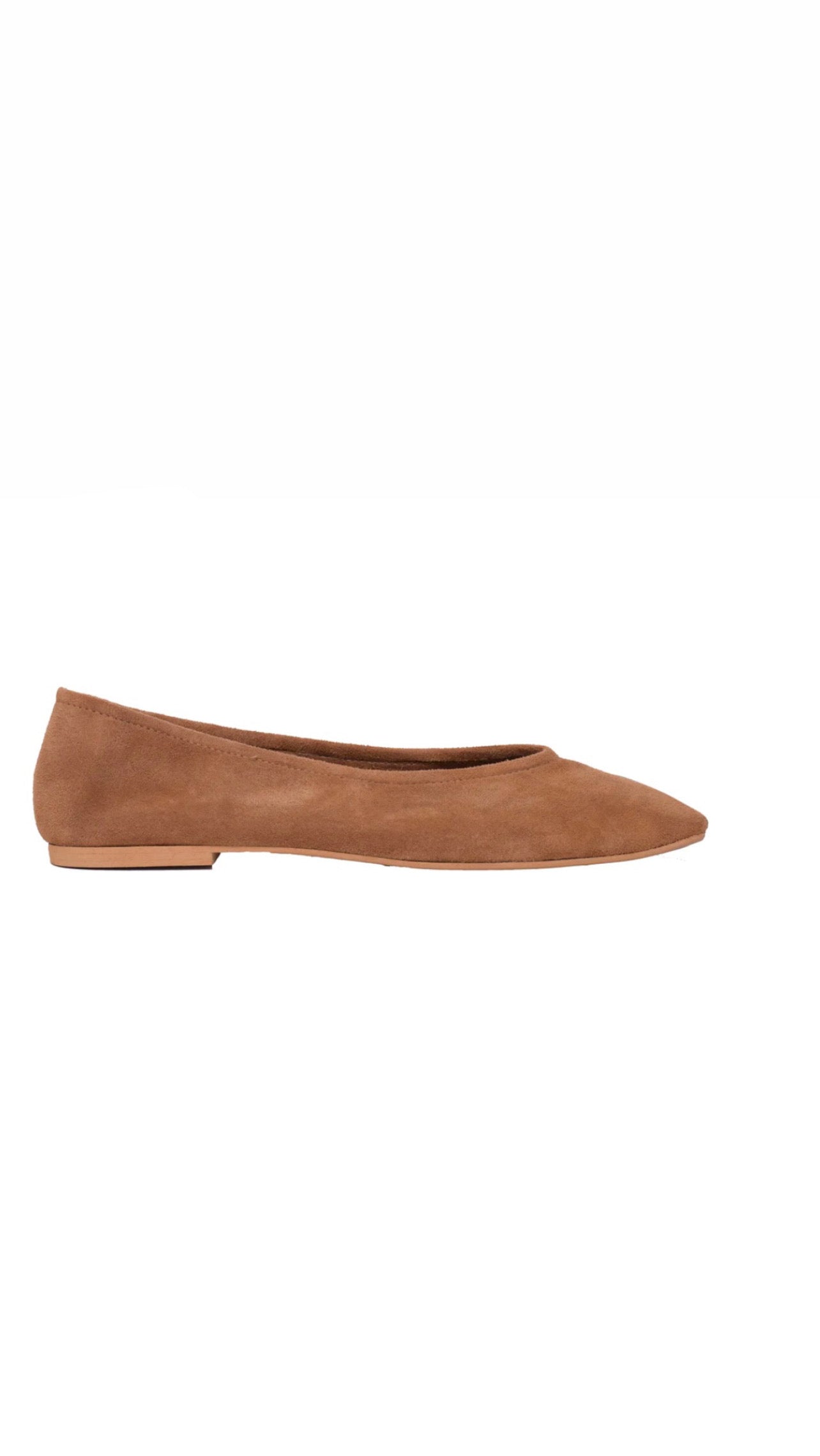 Ballerina brown suede