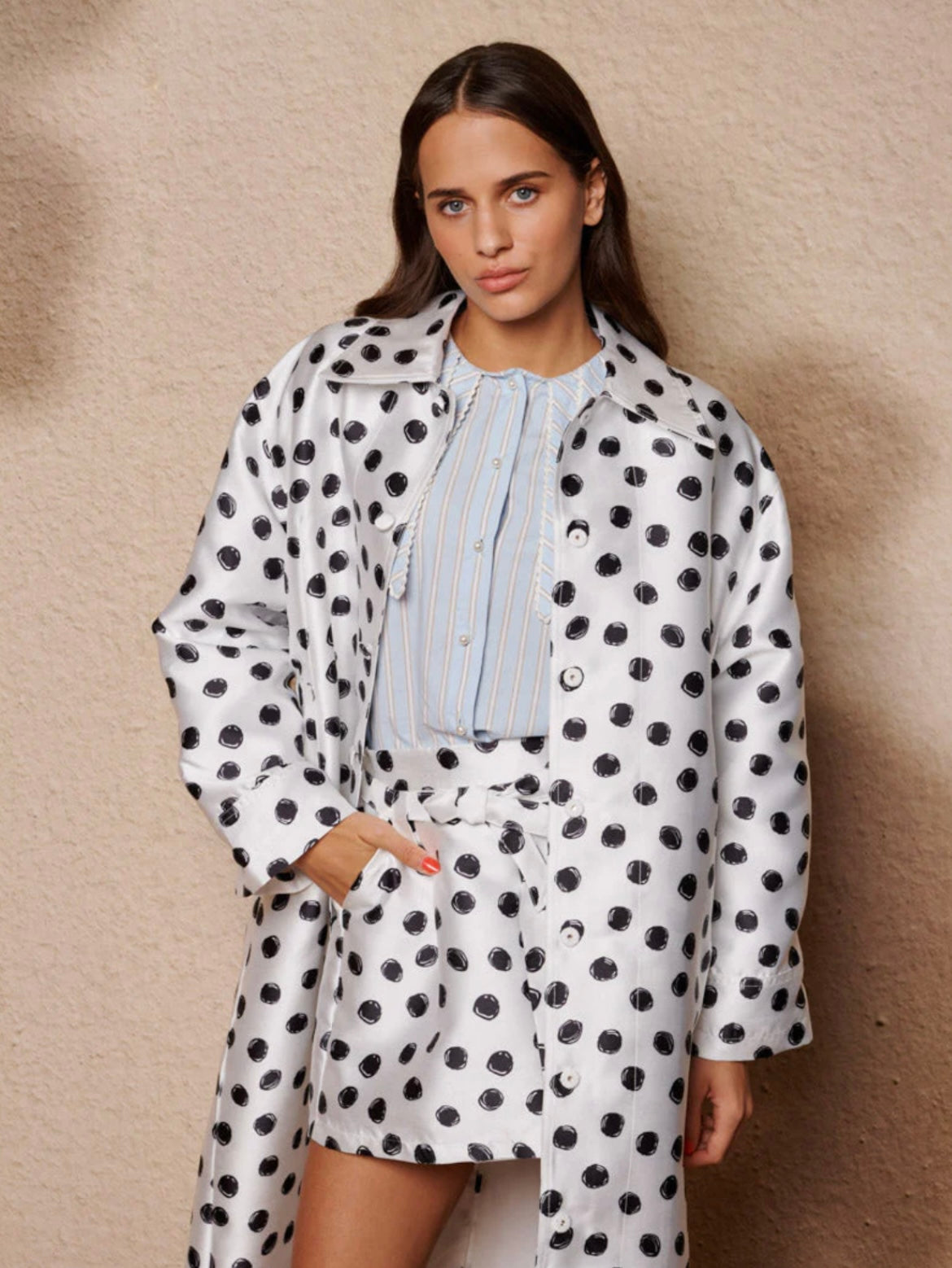 Illume Spot Belted Shorts
