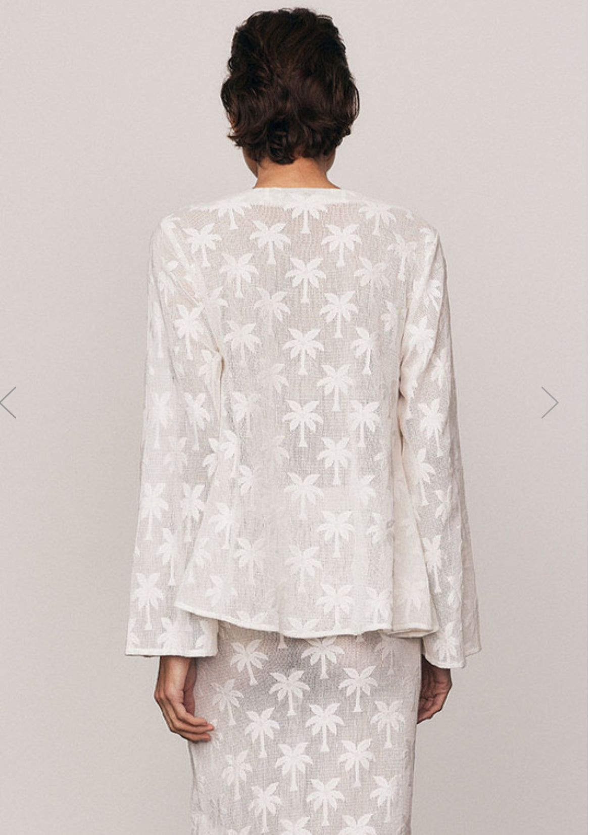 Cotton lace swing top