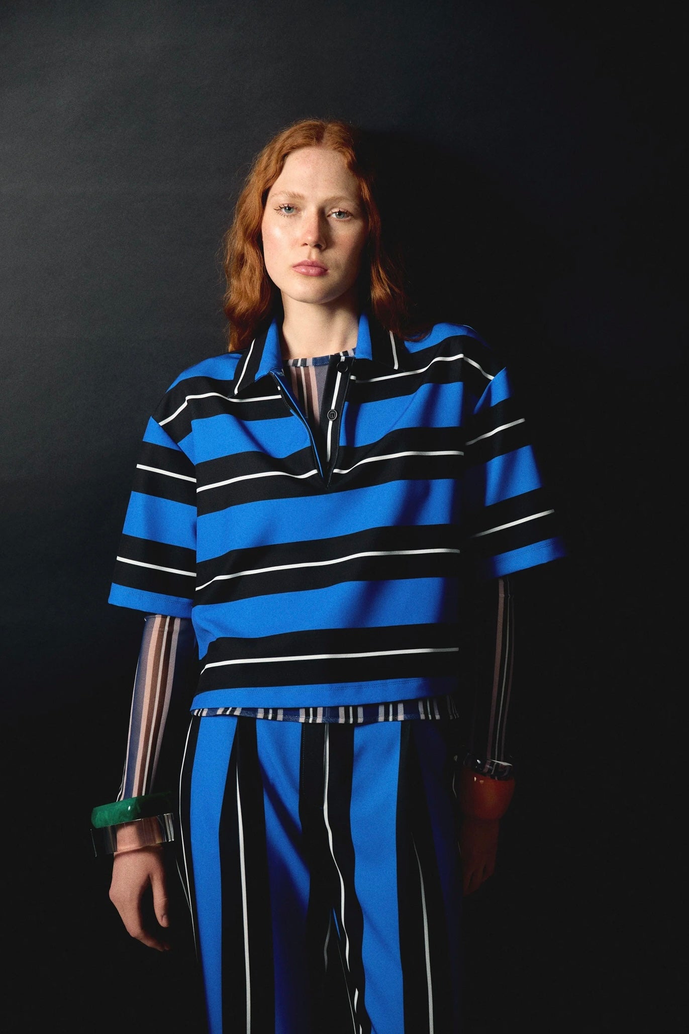 Striped T-shirt in blue