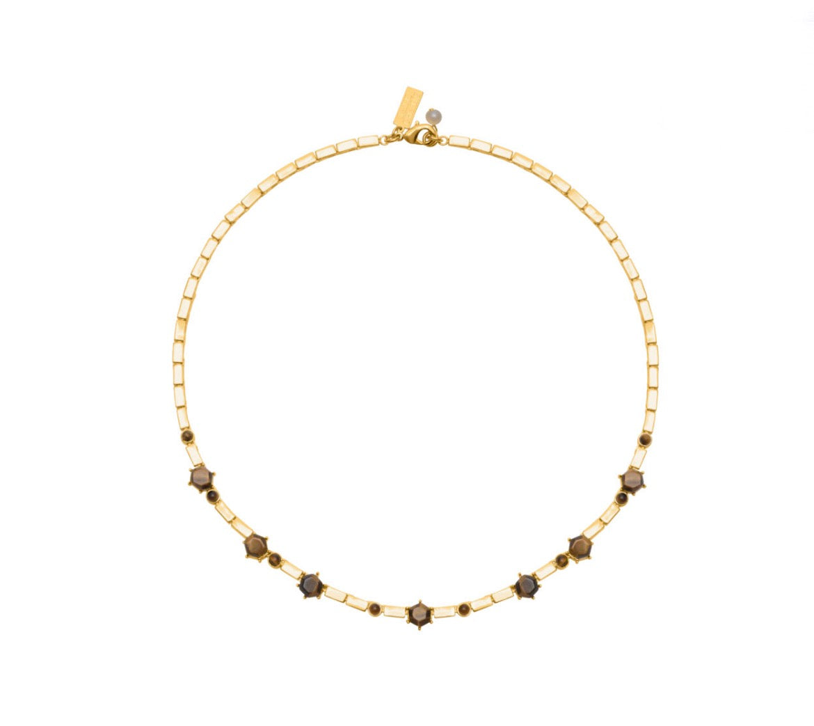 The Los Angeles Choker in Tiger’s Eye