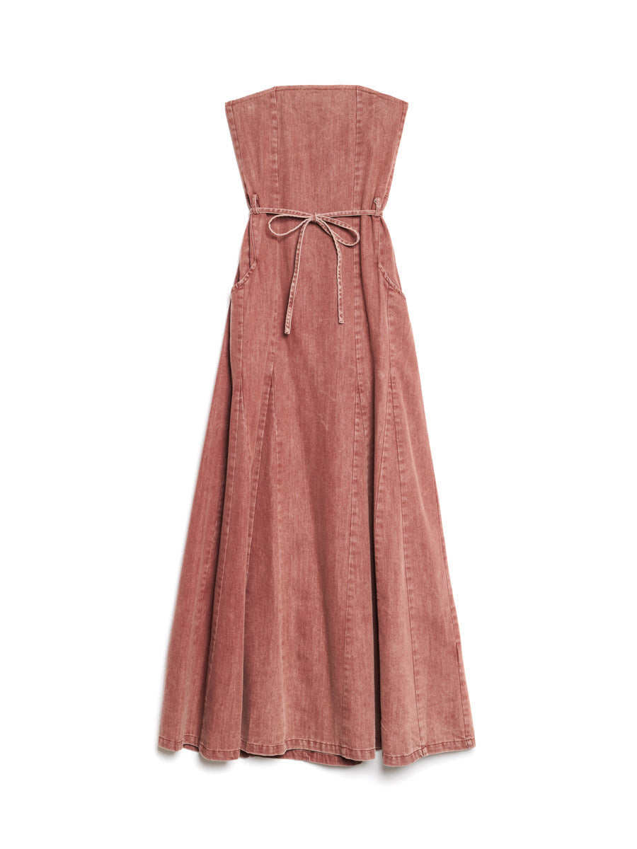 Britt denim midi dress