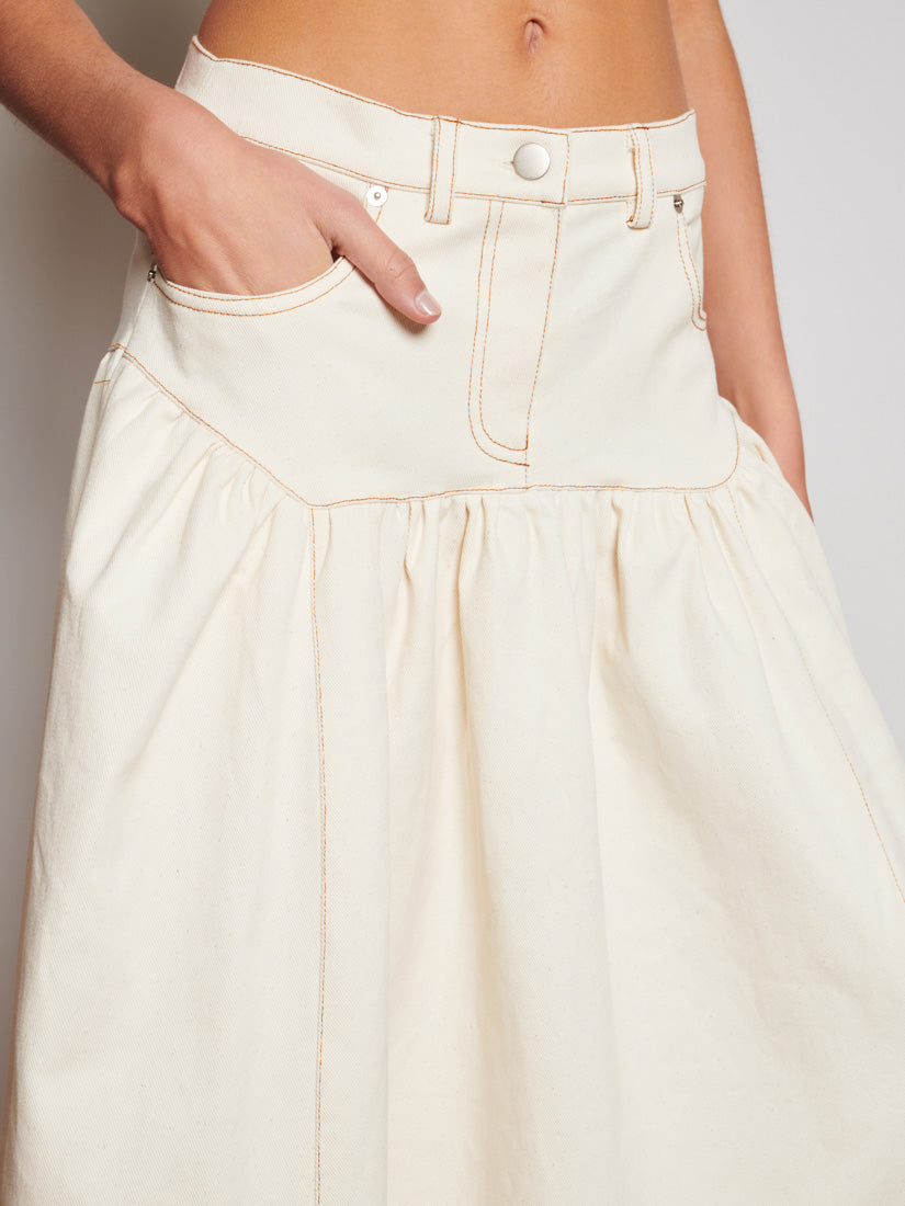 Quincey midi skirt
