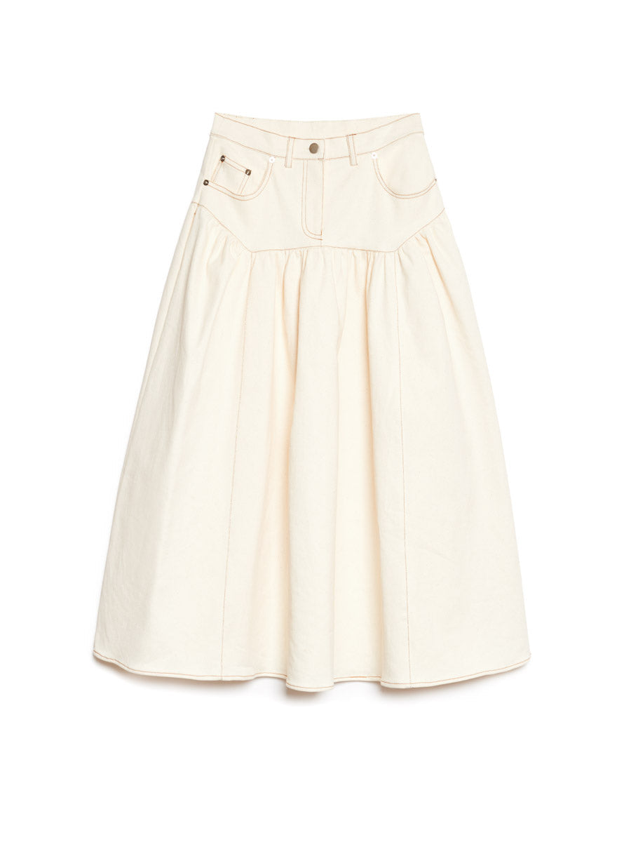 Quincey midi skirt
