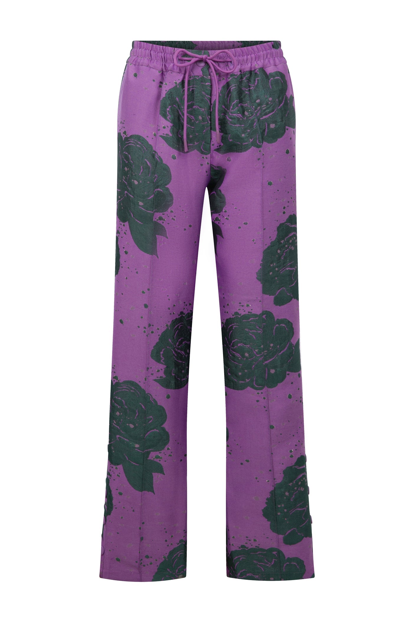 Floral sweat pants