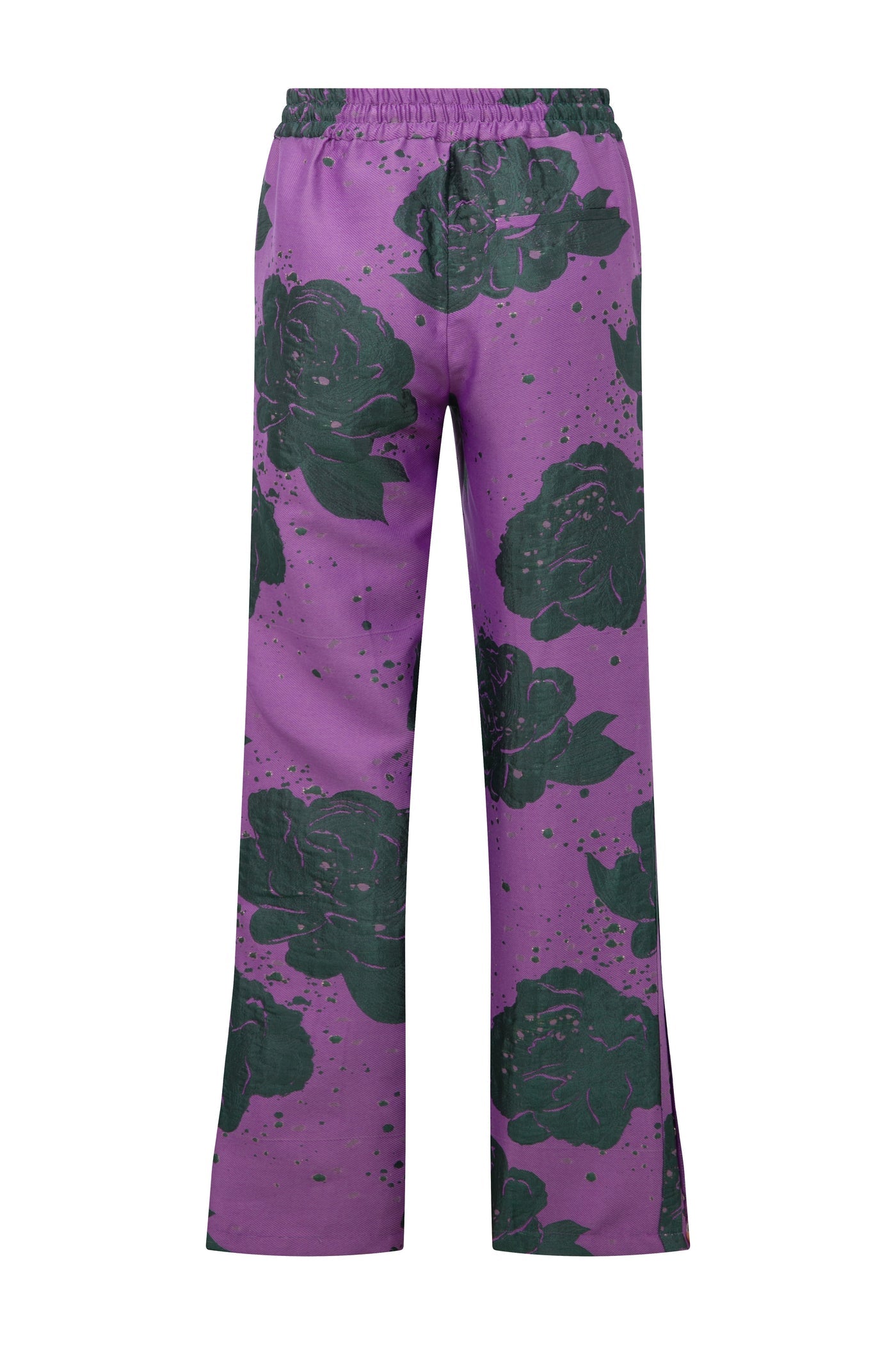 Floral sweat pants
