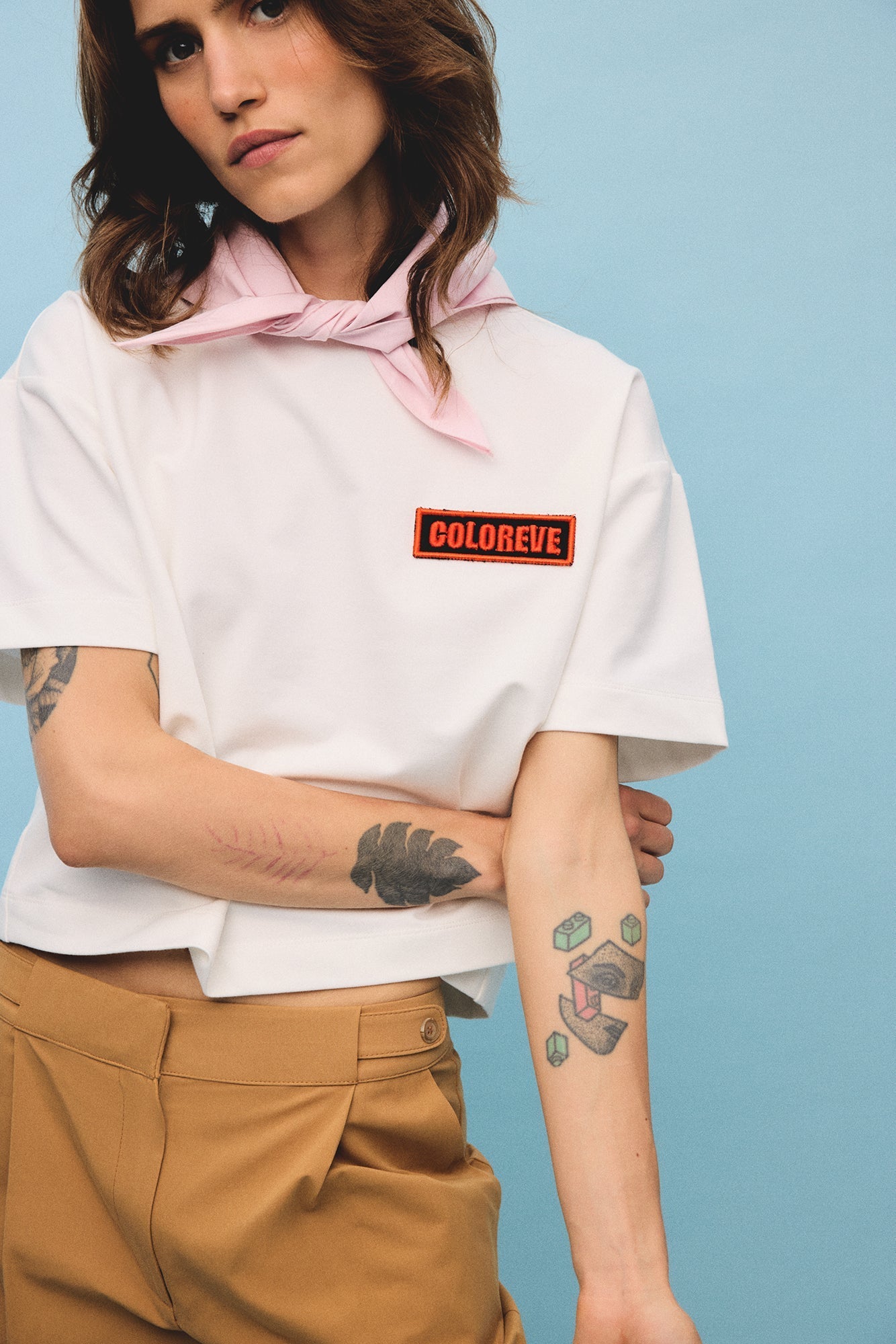 Logo tshirt orange