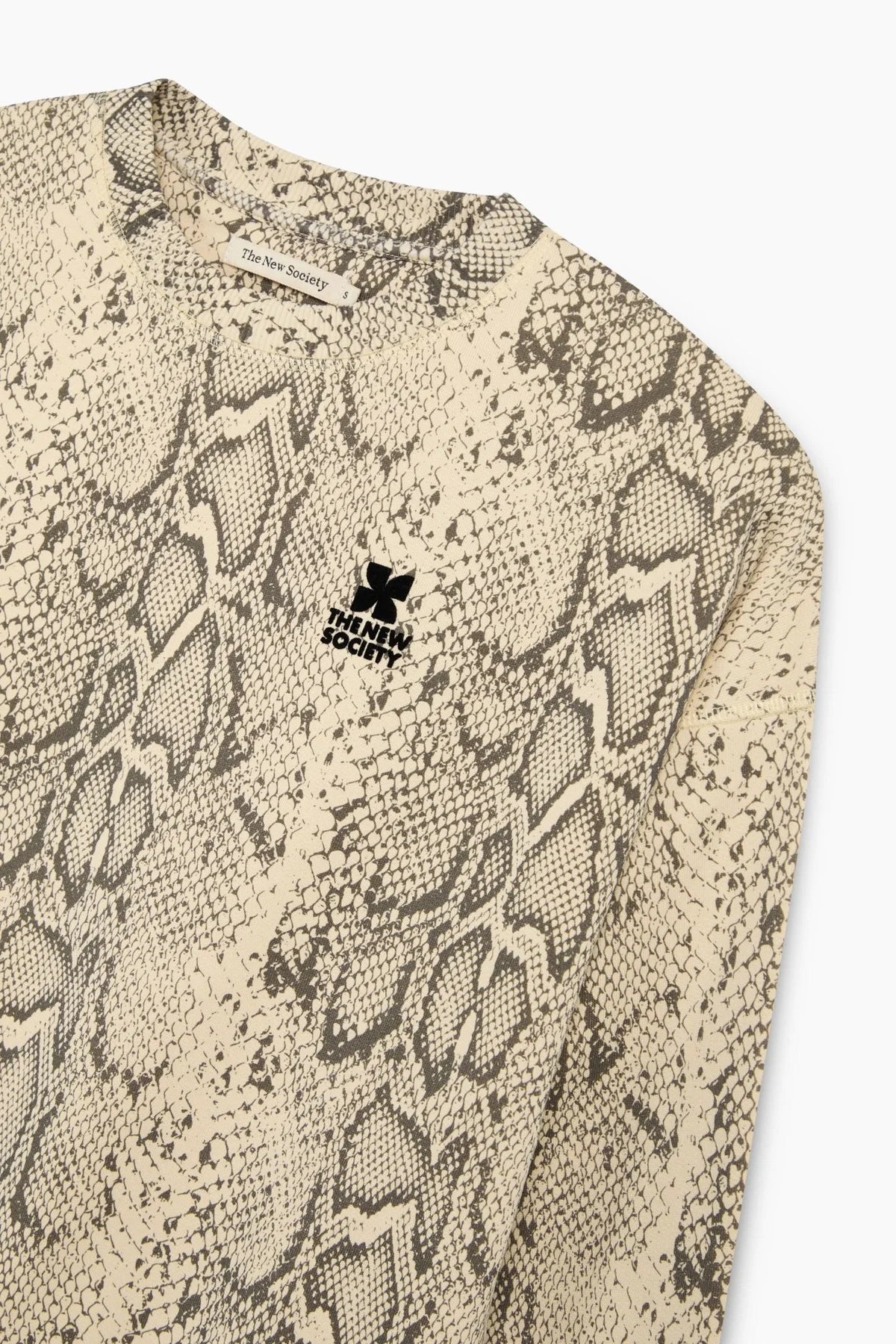 TNS logo sweater in snake