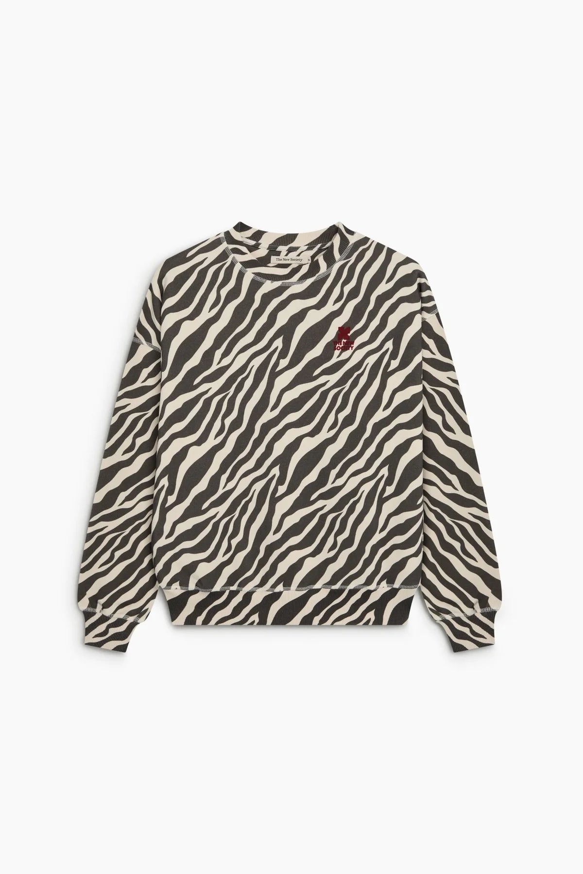 TNS logo sweater in zebra