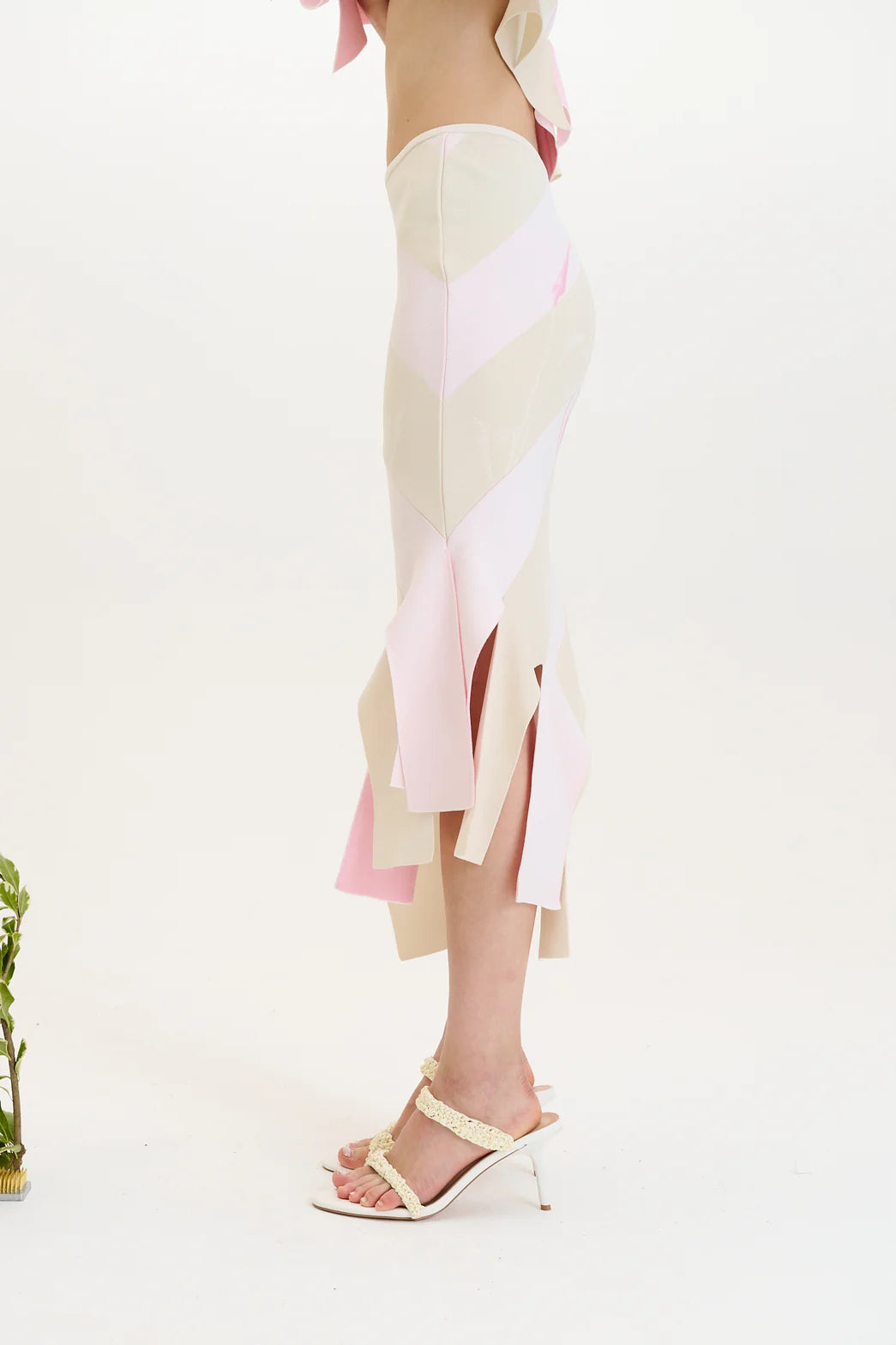 HESPER UV REACTIVE MIDI SKIRT