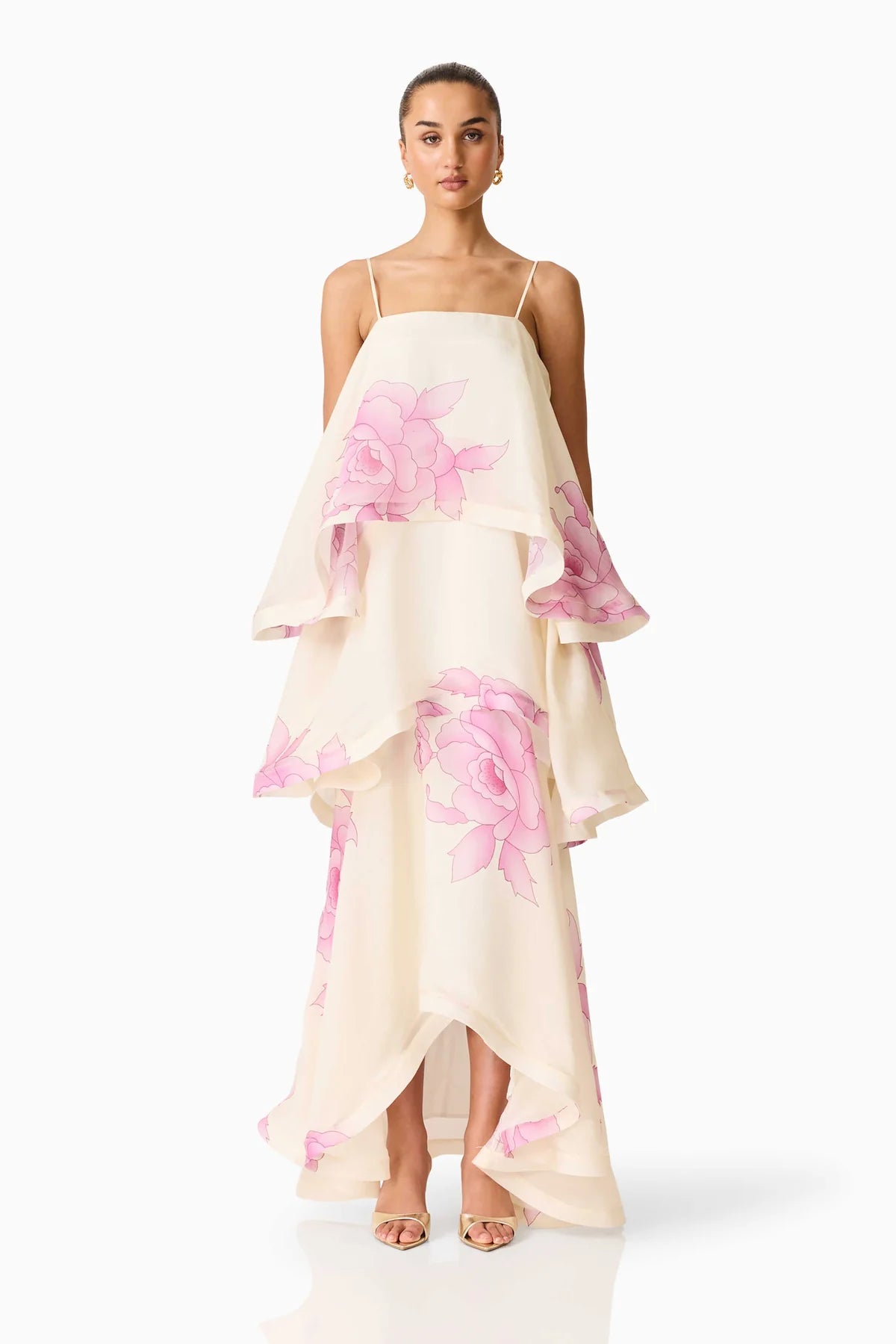 Rova tiered gown