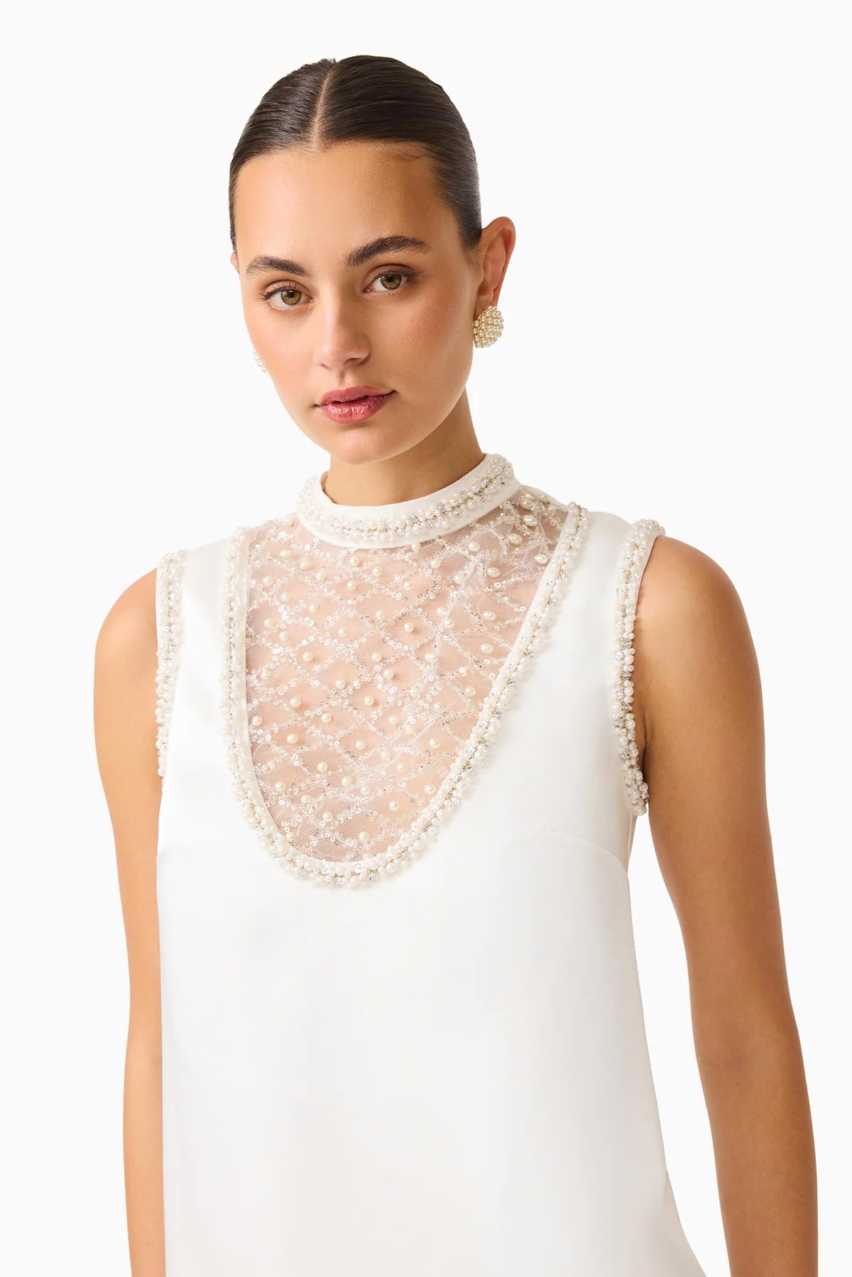 Espera white mini dress