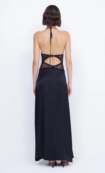 Santal halter maxi dress