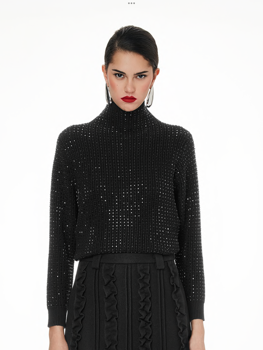 Almaden black knitwear