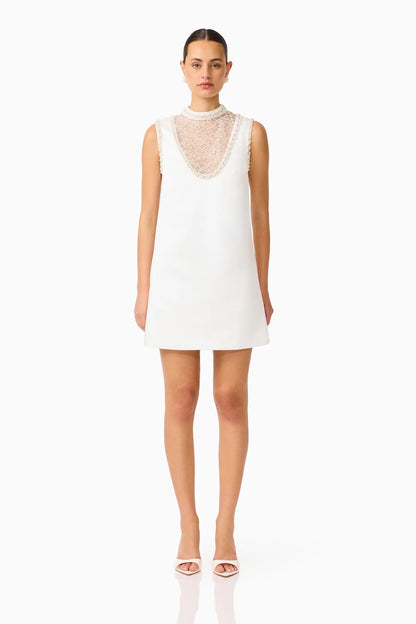 Espera white mini dress
