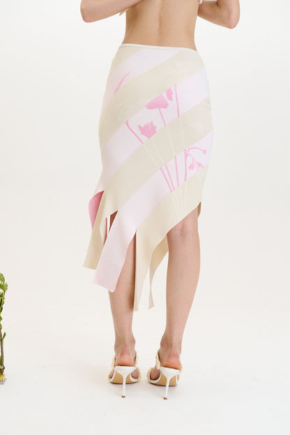 HESPER UV REACTIVE MIDI SKIRT
