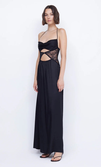 Santal halter maxi dress