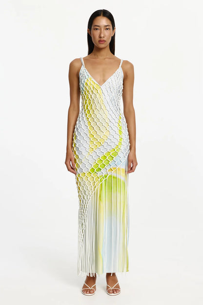 Oceane seaglass maxi dress