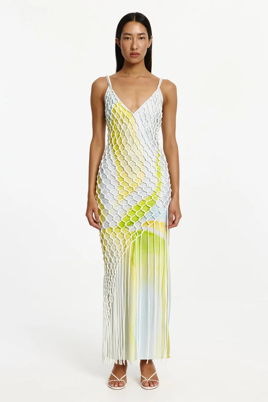 Oceane seaglass maxi dress