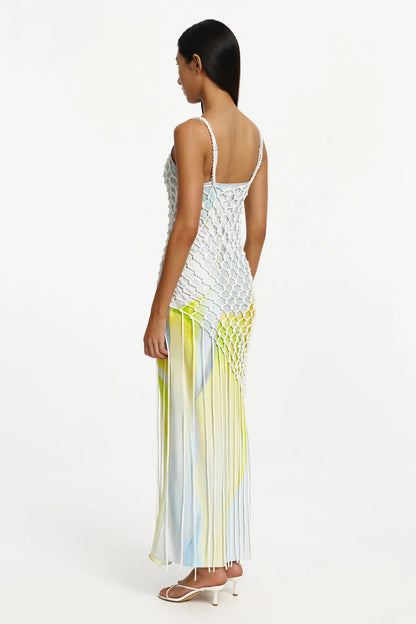 Oceane seaglass maxi dress
