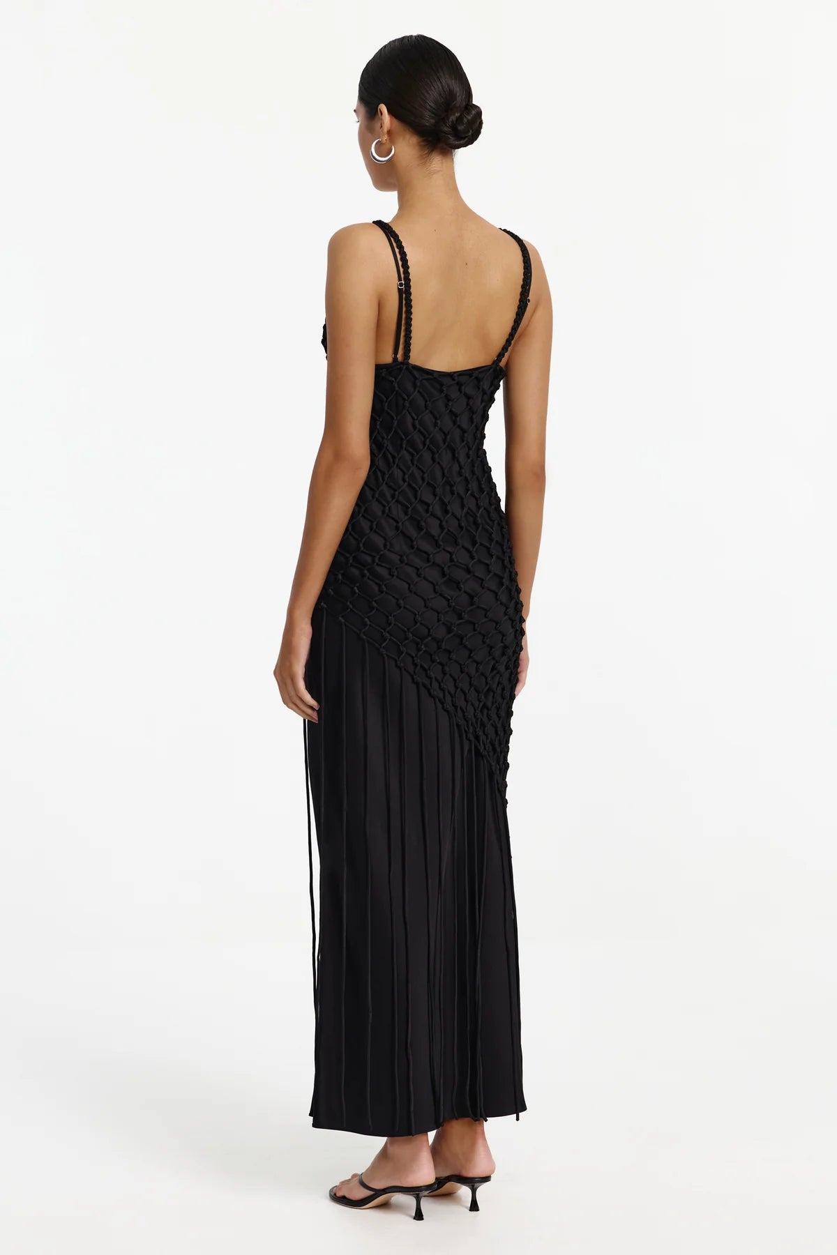 Oceane black maxi dress
