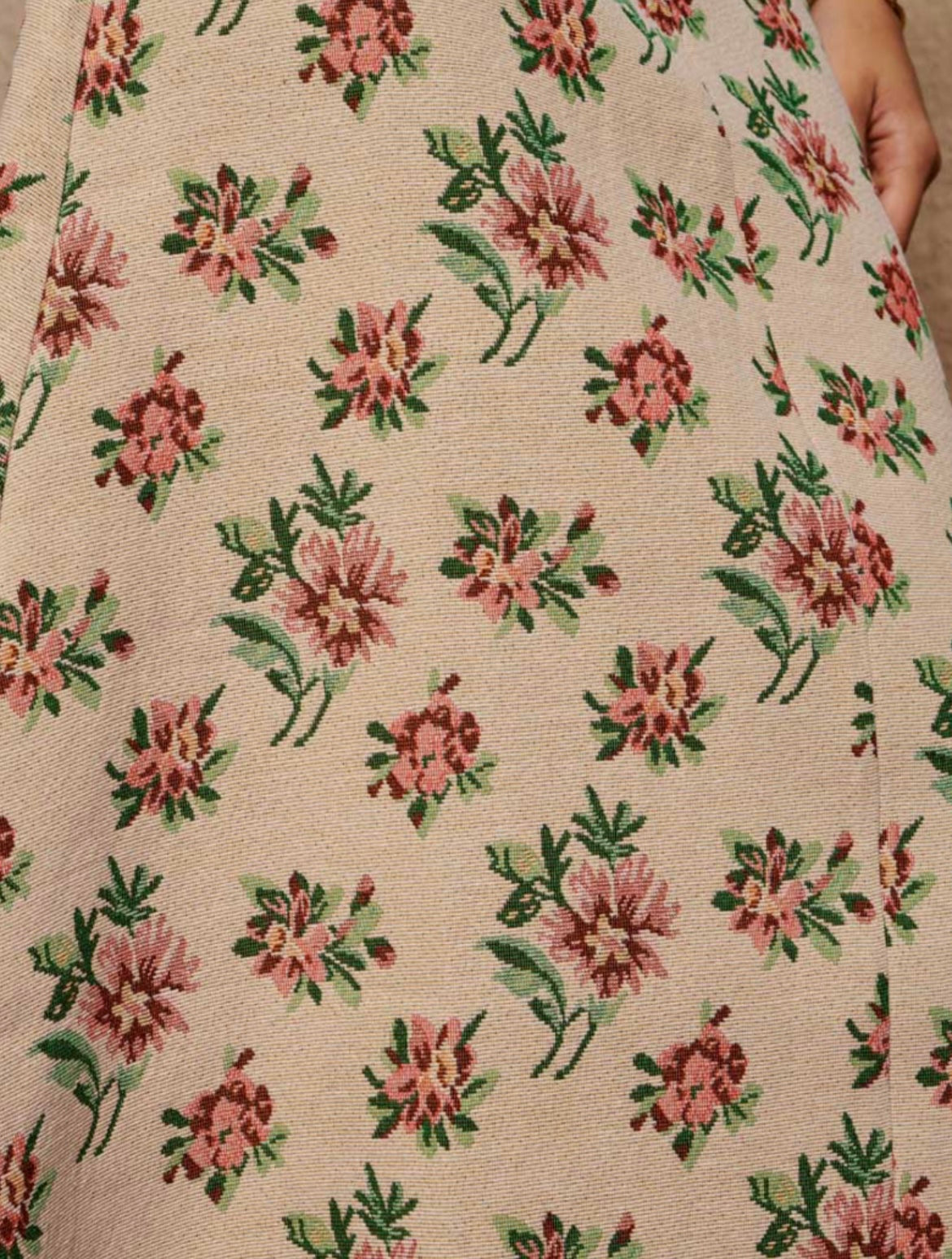 Ember Tapestry Midi Skirt