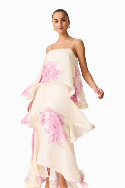 Rova tiered gown