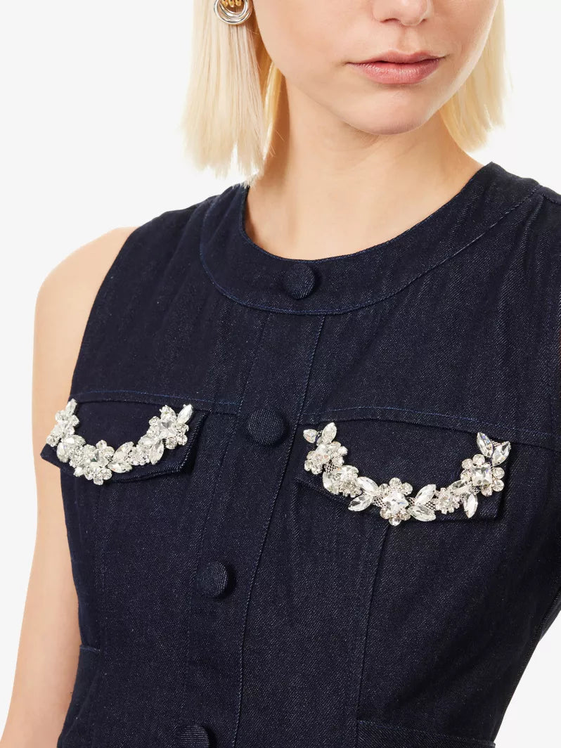 Brightside embellished vest