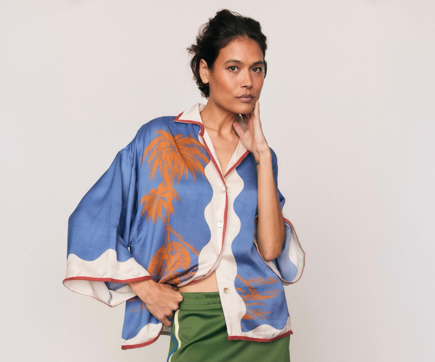 Kuai blue shirt