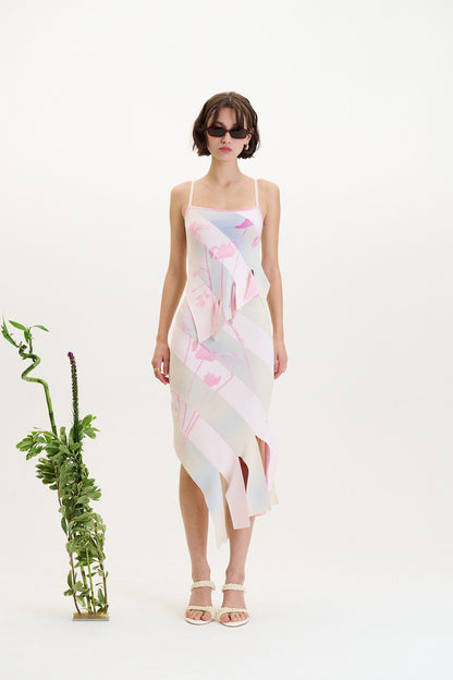 HESPER UV REACTIVE MIDI SKIRT