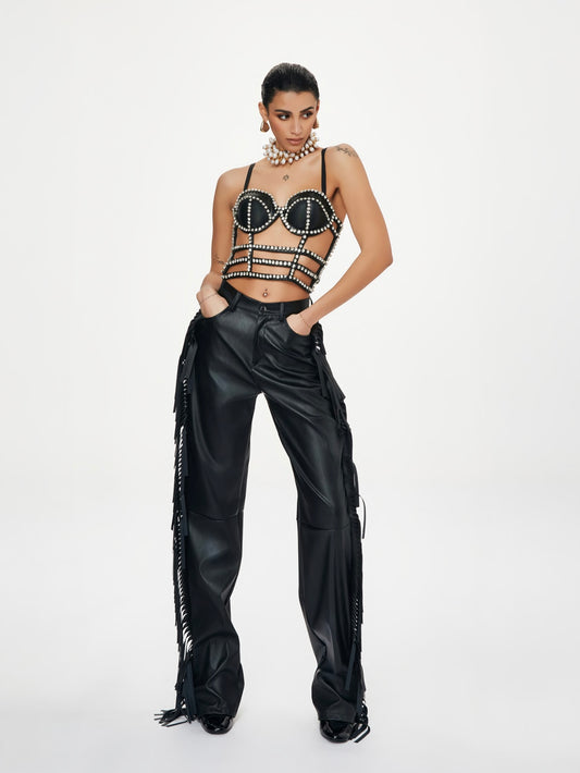 The Clyde fringe pants