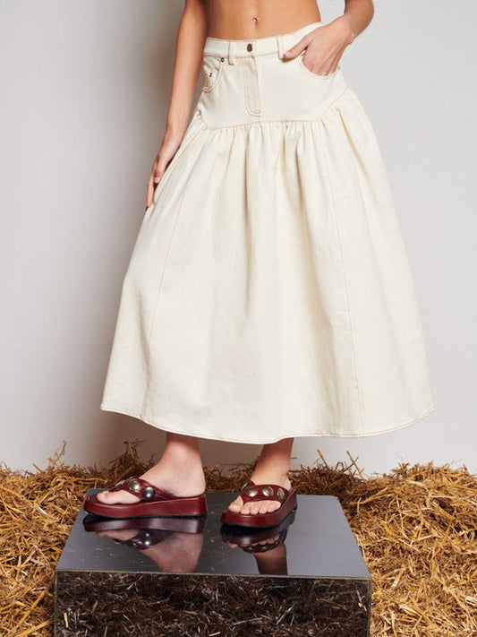 Quincey midi skirt