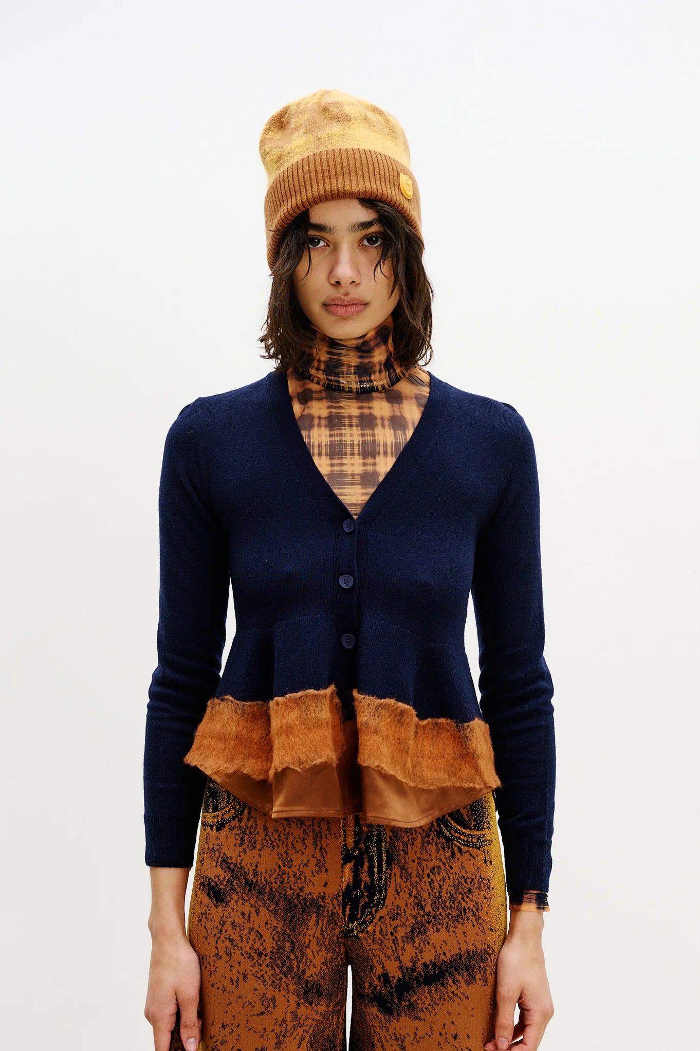 GWENDA NEEDLE PUNCH CARDIGAN
