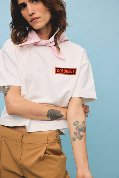 Logo tshirt orange