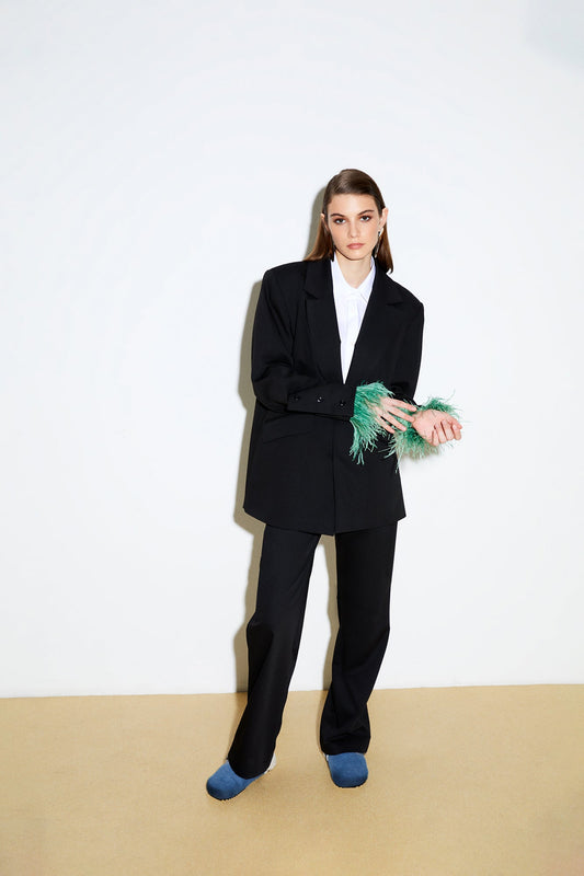 Crazy black blazer