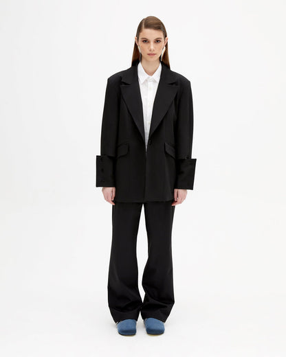 Crazy black blazer