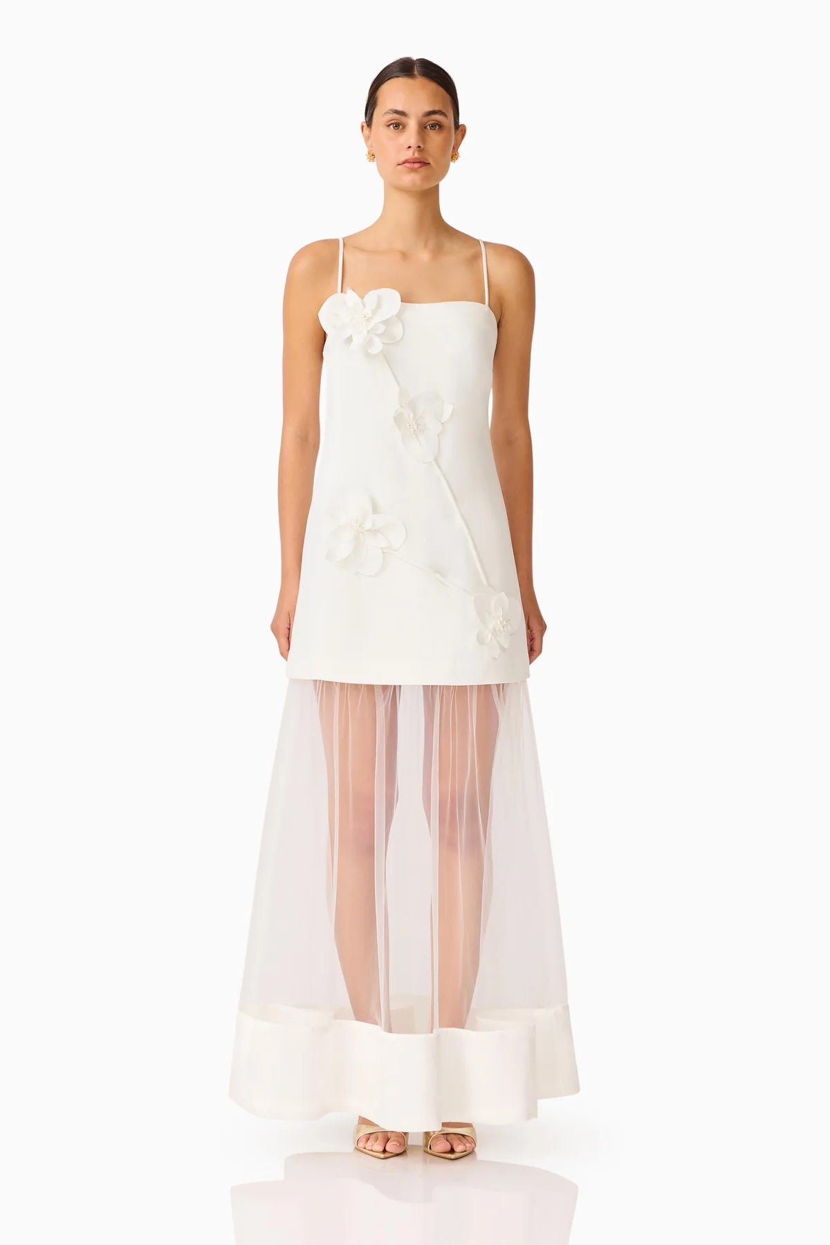 Reina white gown