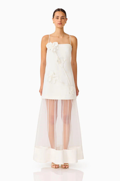 Reina white gown