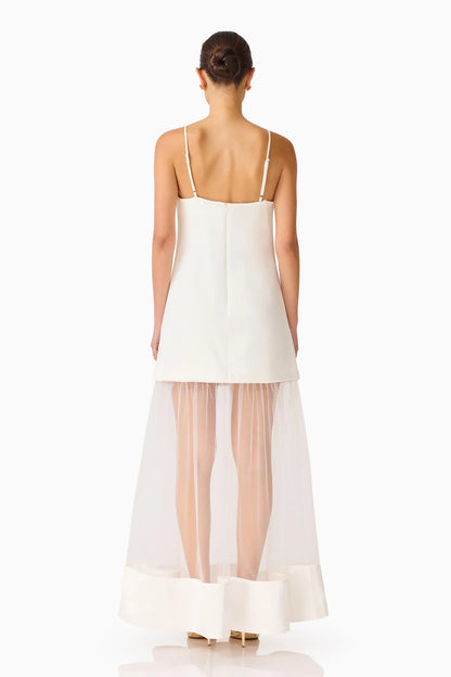 Reina white gown