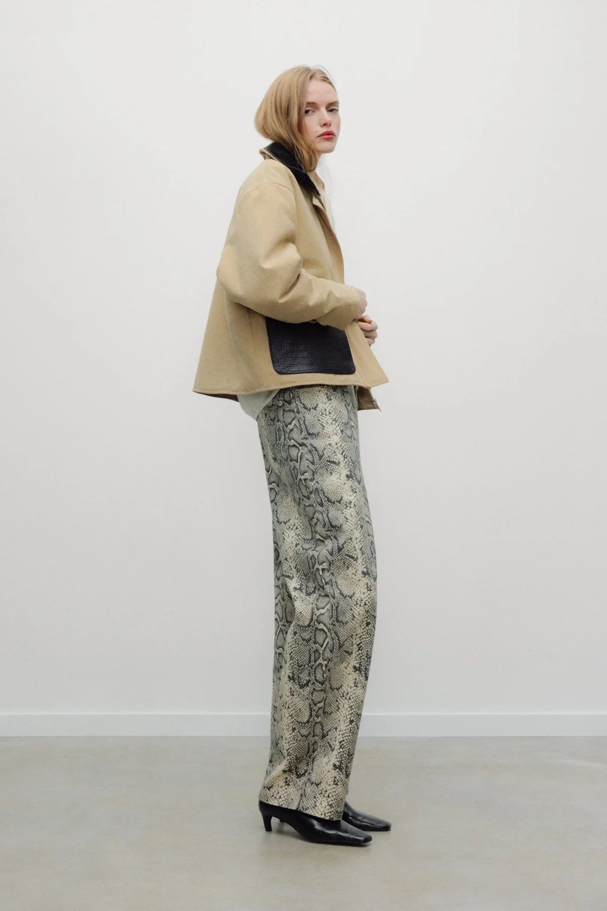 TNS denim snake trouser