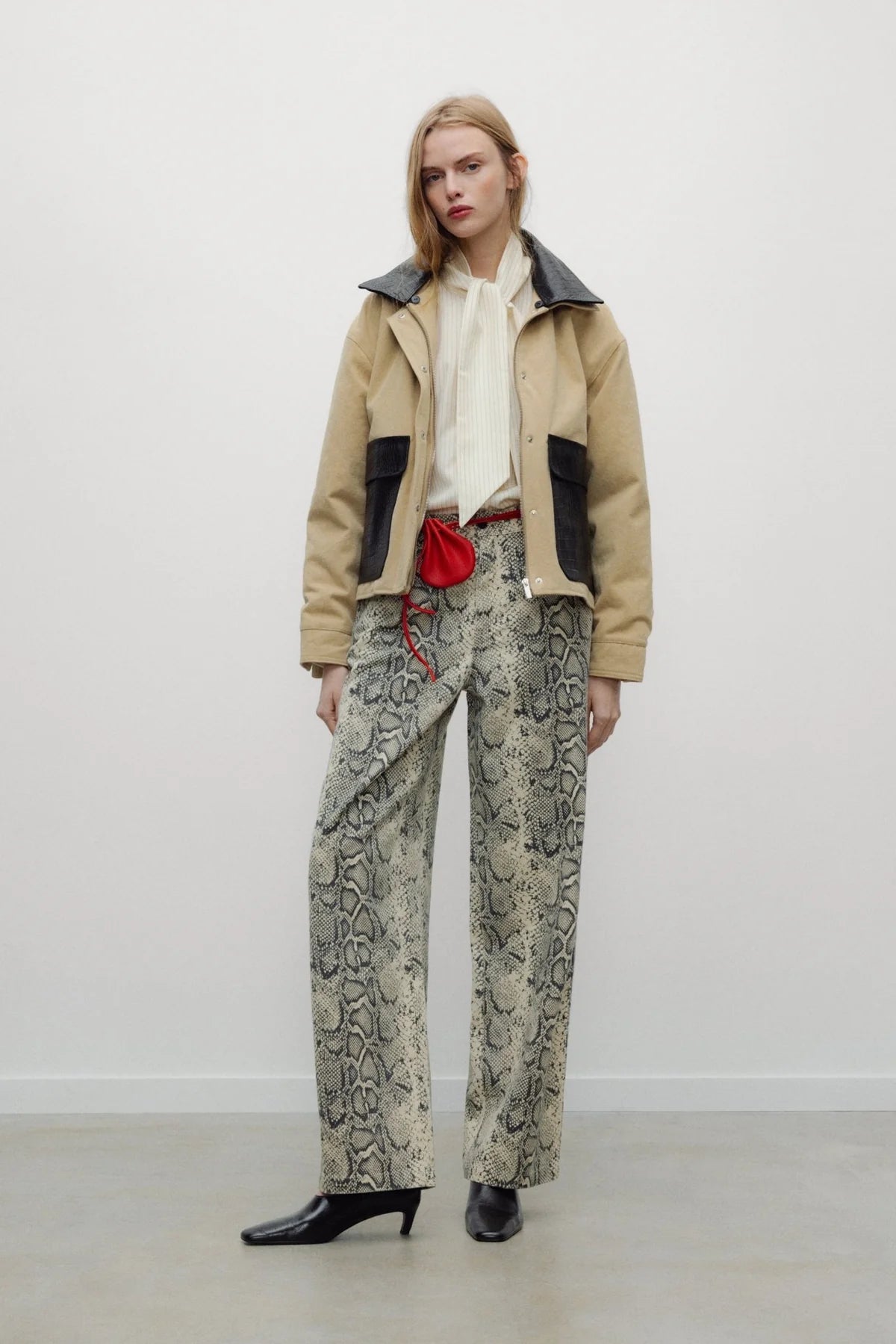 TNS denim snake trouser