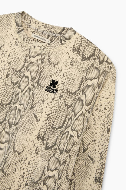 TNS logo sweater in  snake
