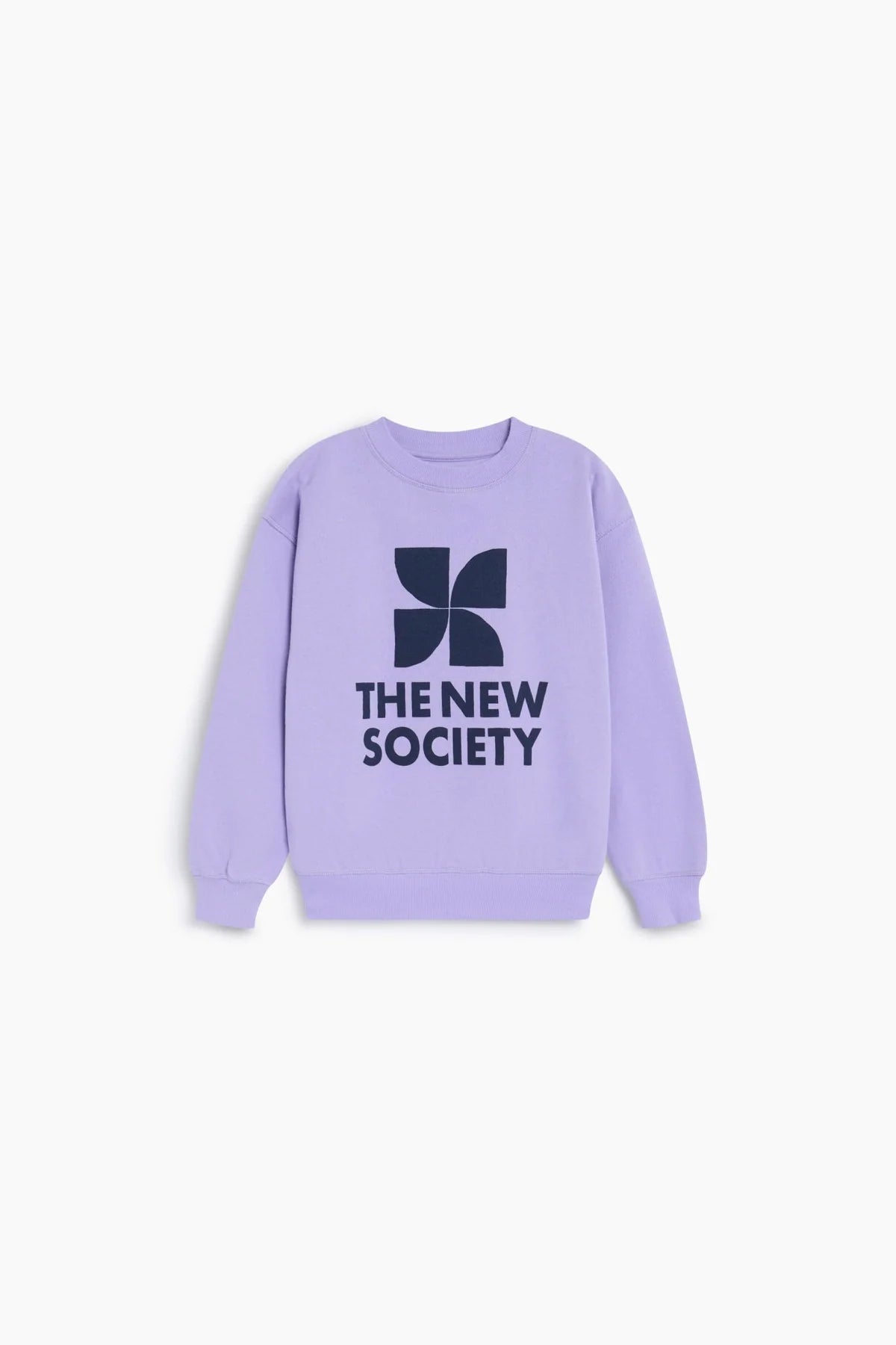 TNS logo sweater in violet