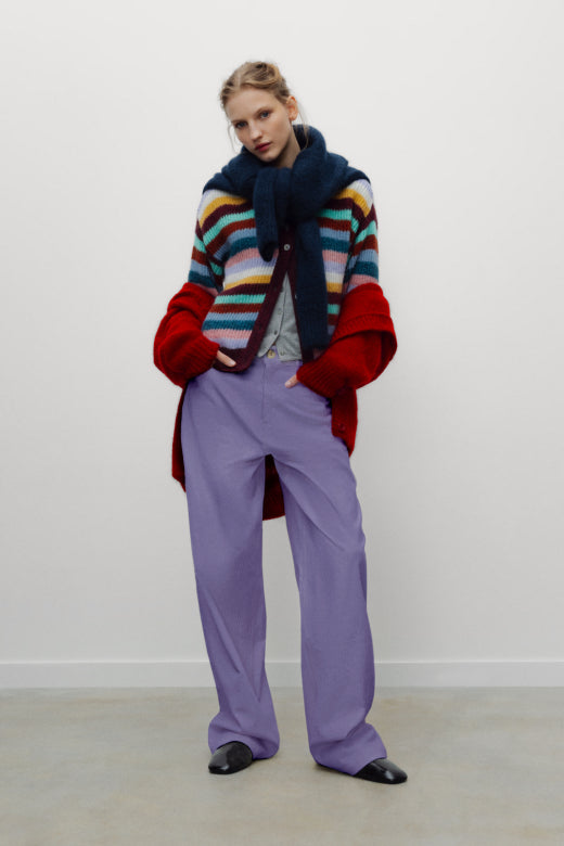 Giselle violet tulip trousers