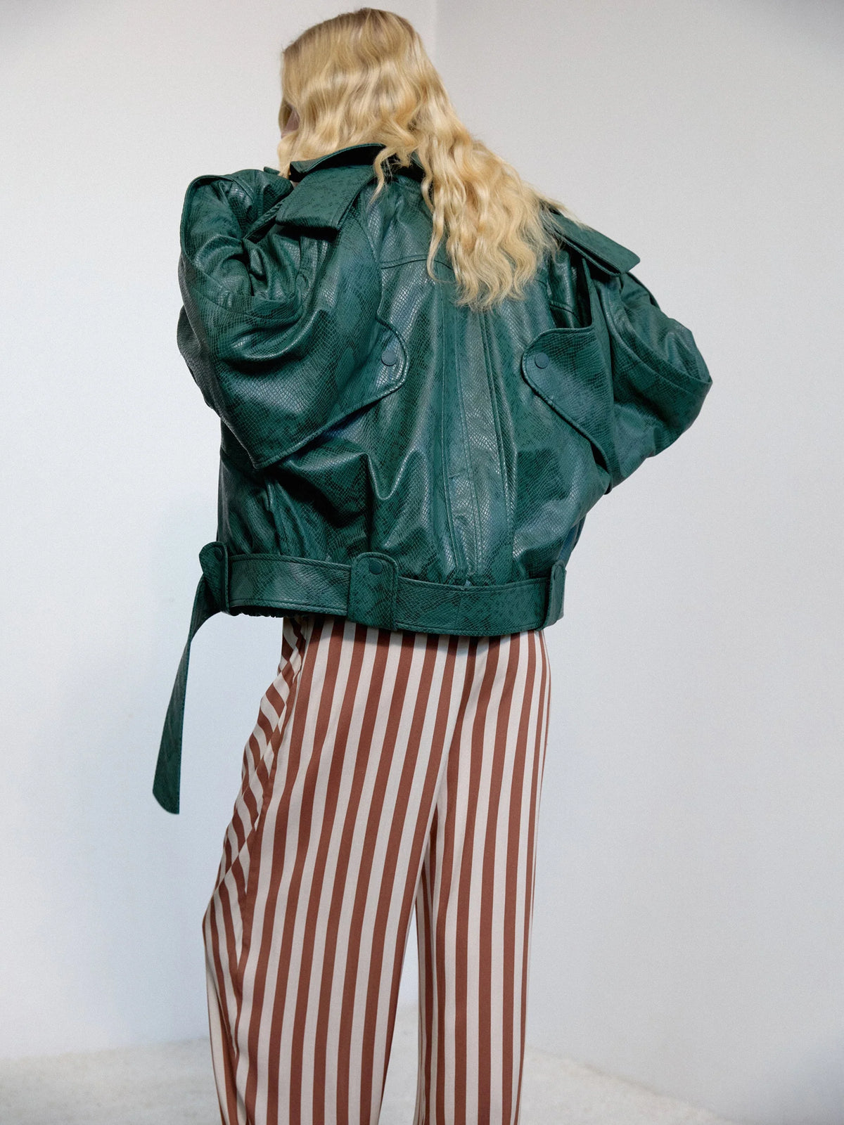 Green lupi cruiser jacket