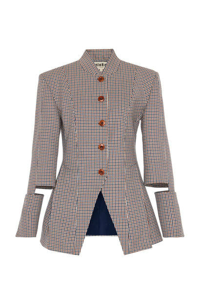 Contess Blazer - Brown check