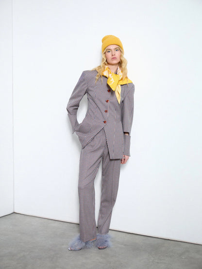 Contess Blazer - Brown check
